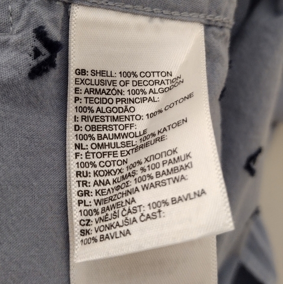 The North Face Blue Patterned Short Sleeve Button Down Shirt Sz XXL - Picture 11 of 13